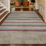 Hand Woven Wool Striped Area Rug