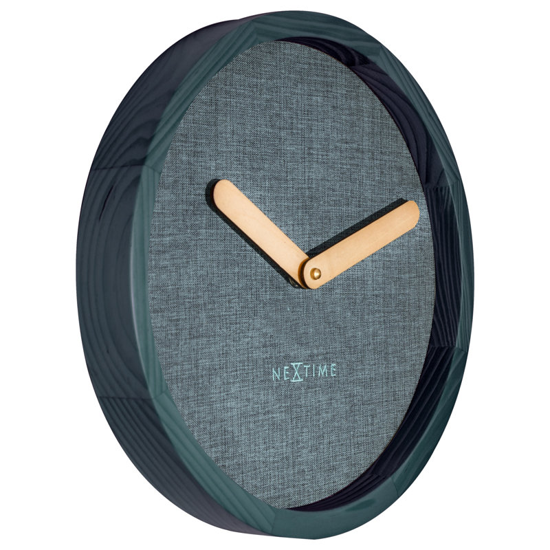 Horloge murale 11,81 ", H 11,81 po x l 11,81 po x P 1,57 po, Turquoise