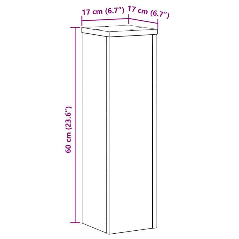 1 Tier Plant Stand Set of 2