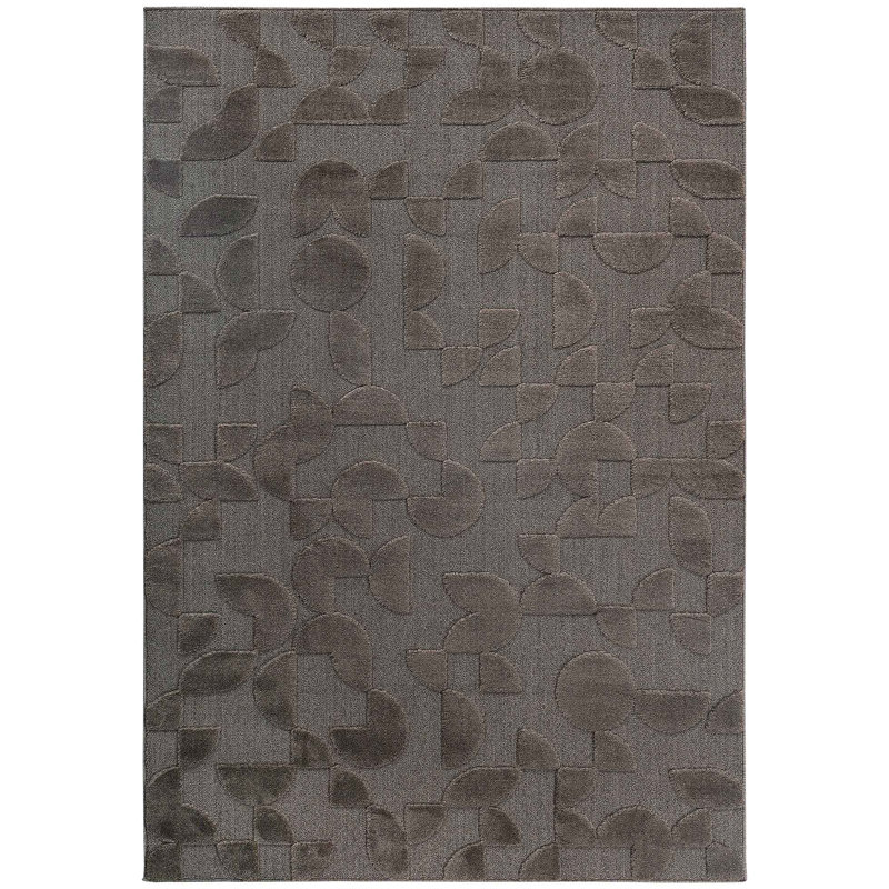 Collection High-Low Indoor Area Rug, Modern, Contemporary, Geometric, Bohemian, Bedroom, Kitchen, Living Room, Non Shedding Carpet