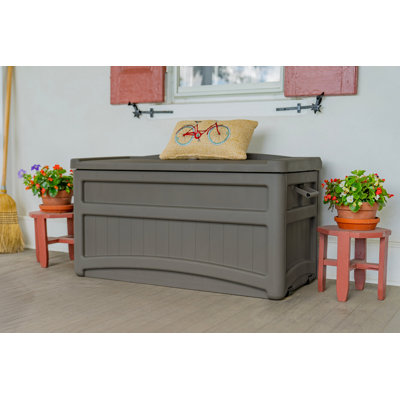 Suncast Dakota 276L Storage Box - Stone Grey
