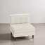 Fauteuil capitonné en velours côtelé-1283549085