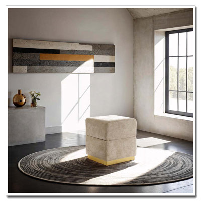 Repose-pieds avec rangement Accent