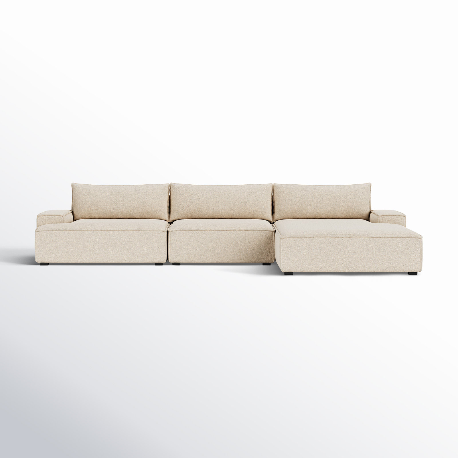 Daphne 3-Piece Upholstered Sofa & Chaise Sectional