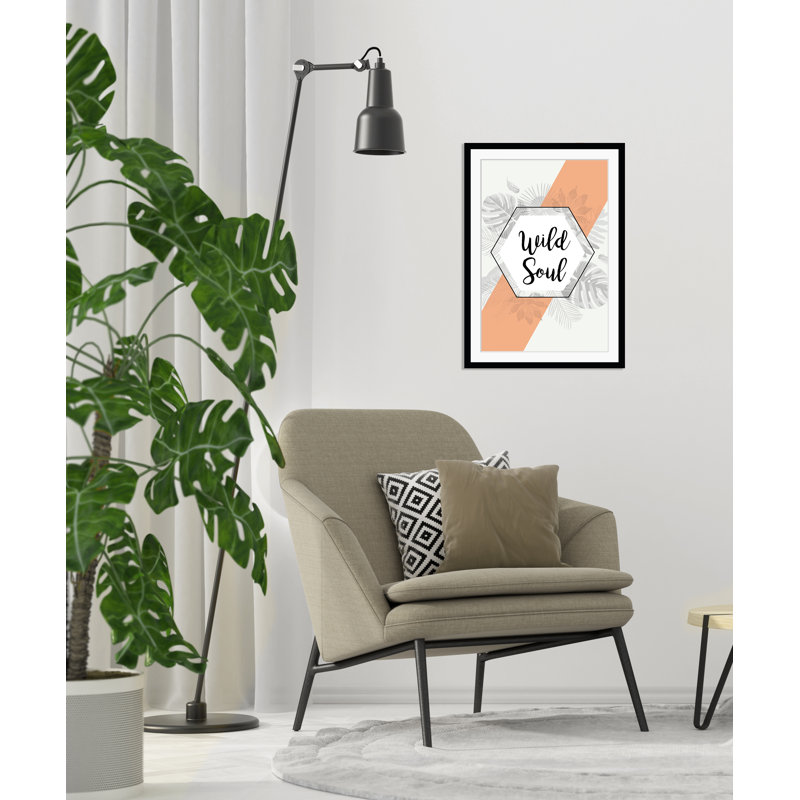 Wild Soul - Single Picture Frame Print, 40 cm H x 30 cm W