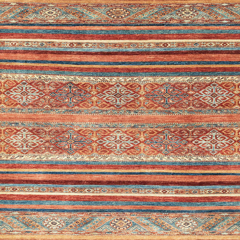 Abstract Indoor Rug, Square 4'