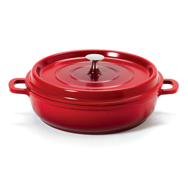 DUTCH OVEN 3 QT RED - Big Plate Restaurant Supply