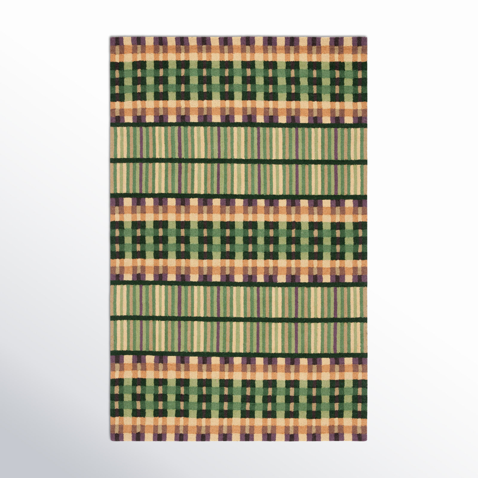 Karson Hand-Tufted Geometric Rug, Rectangle 8' x 10'