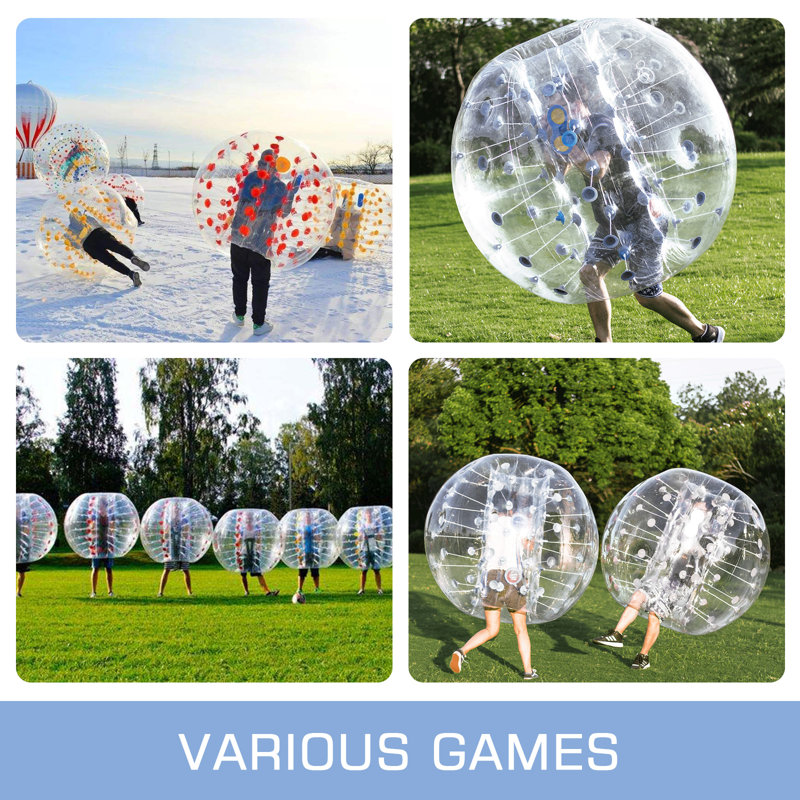 VEVOR Plastic Outdoor Kids Game, 47" H x 47" W x 47" D, Transparent