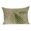 Parkland Collection Eureka Green 14" x 20" Cotton Tropical Fern Decorative Throw Pillow-463657125