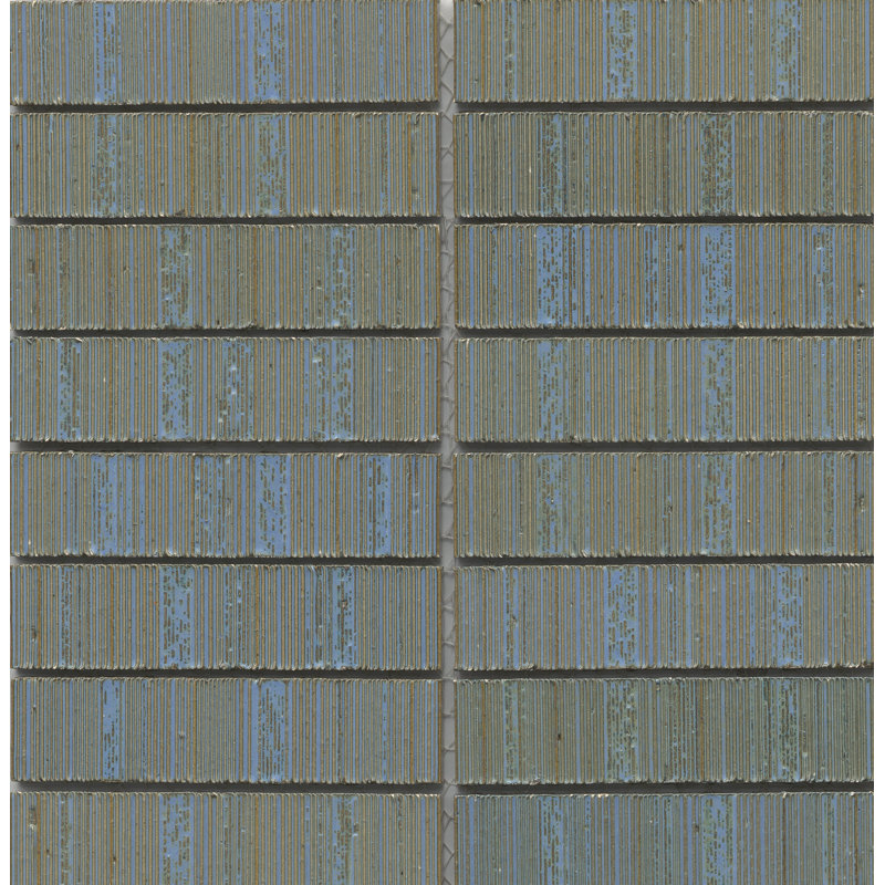 Newtro 12 x 12 Ceramic Decorative Accent Tile, Ocean