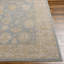 Tapis oriental en polyester tissé à la machine bleu / beige / or Don-1498291702