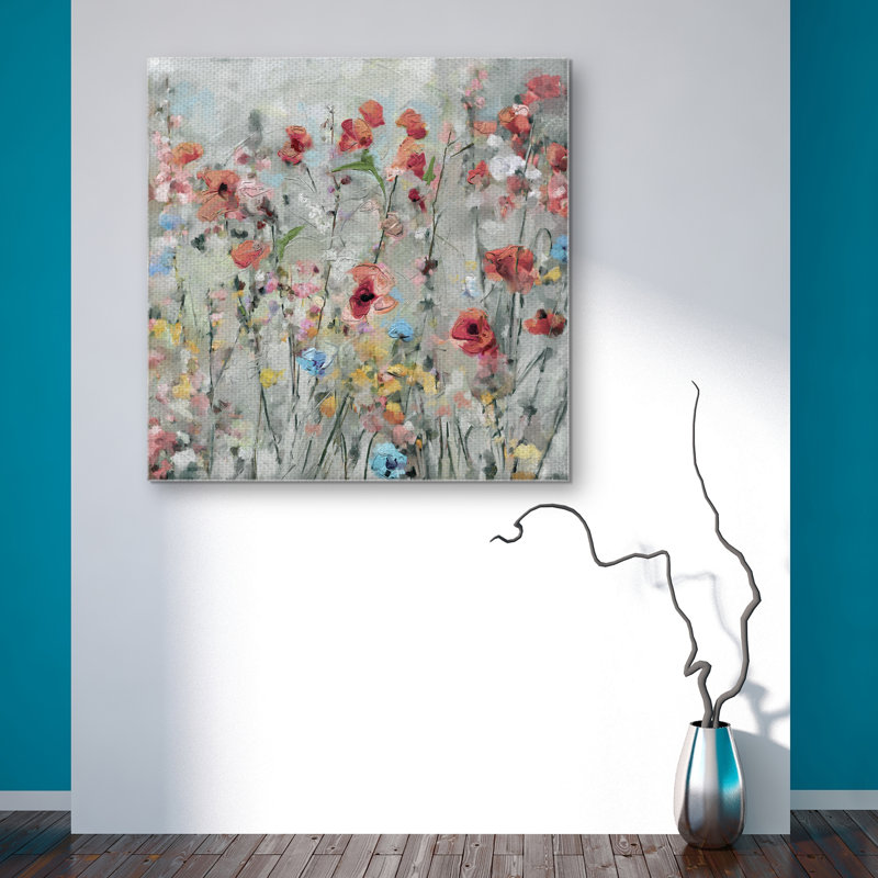 «Country Spring», reproduction d'art sur toile non encadrée, H 35 po x l 35 po x P 1,5 po