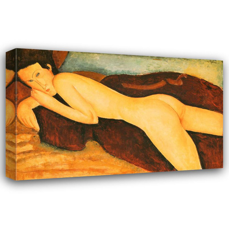 Nu inclinable à l'arrière, 1917, H 12 po x l 18 po