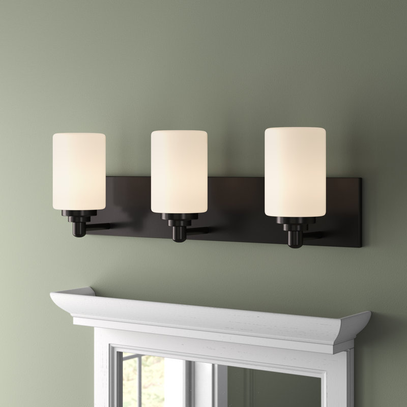 Becraft 3 - Light Dimmable Vanity Light, Matte Black