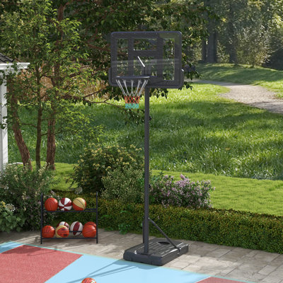 Freeport Park Adjustable Height Portable Full-Size Basketball Hoop