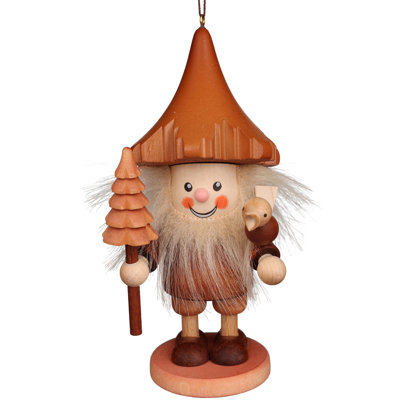 Ornement figurine suspendu forest gnome