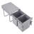 40L Pullout Recycling Garbage Trash Can