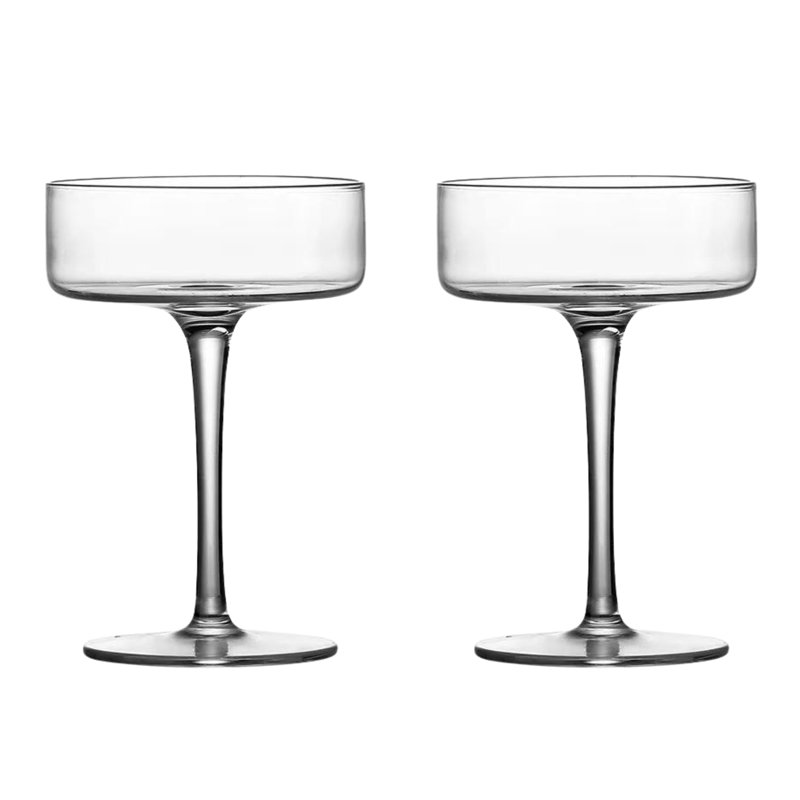 Clear Cocktail Martini Coupe Glass 6.5oz