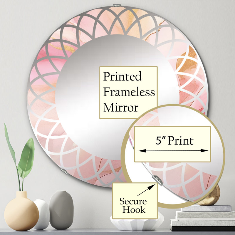 Miroir mural Hajeb, 24 po x 24 po