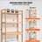 Over the Toilet Storage 3-Tier Bathroom Shelf Rack Space Saver Organizer