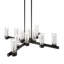 Lustre 12 lumières Vasiliya / noir mat-469229045