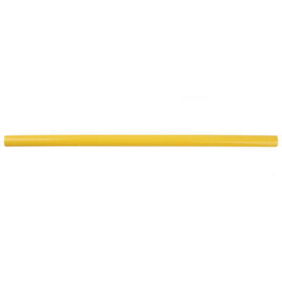 Twist 1/2"x11-3/4" Glossy Ceramic Quarter Round Wall Tile Trim in Yellow