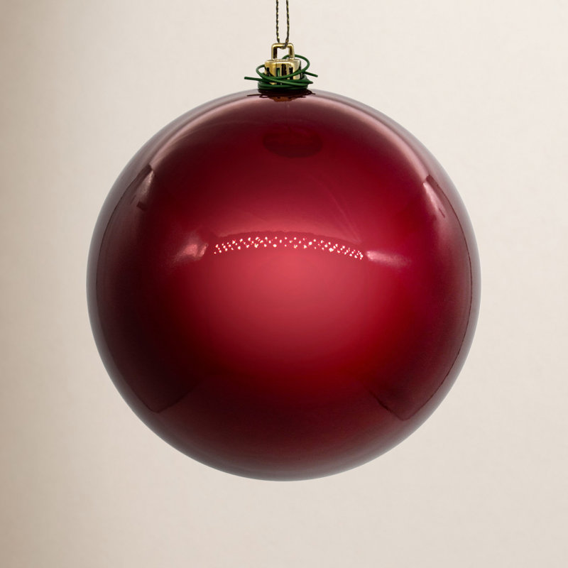 Ornement boule de Noël (ensemble de 6), Rouge