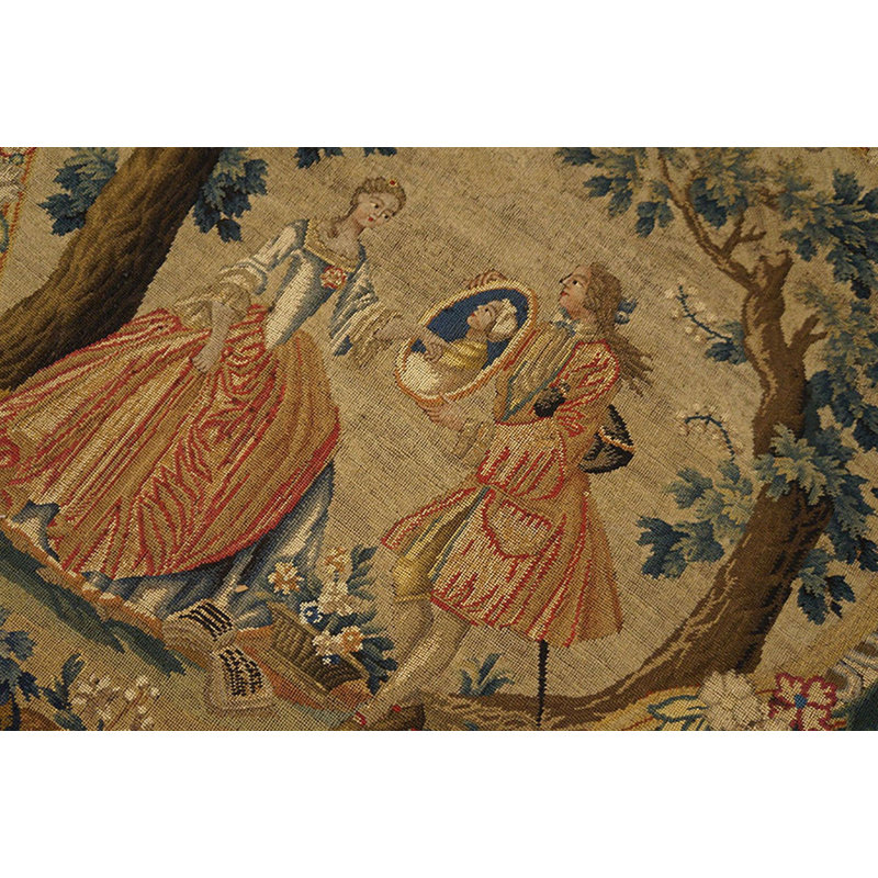 Art textuel antique sur toile