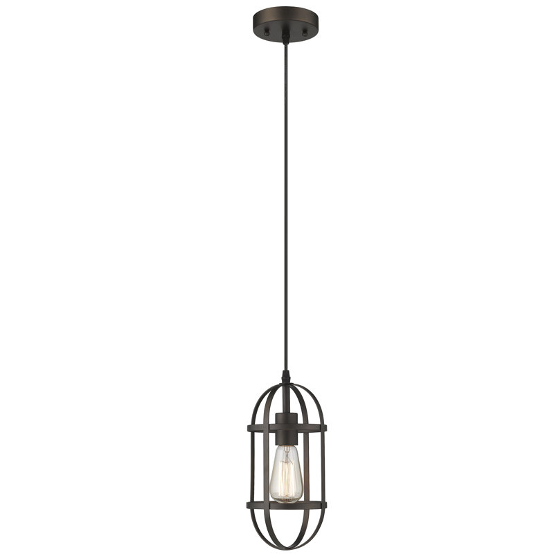 Glenda 1 - Light Oil Rubbed Bronze Single Pendant