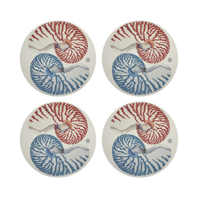 Nautilus Turq Pebble 16" Vinyl Placemat