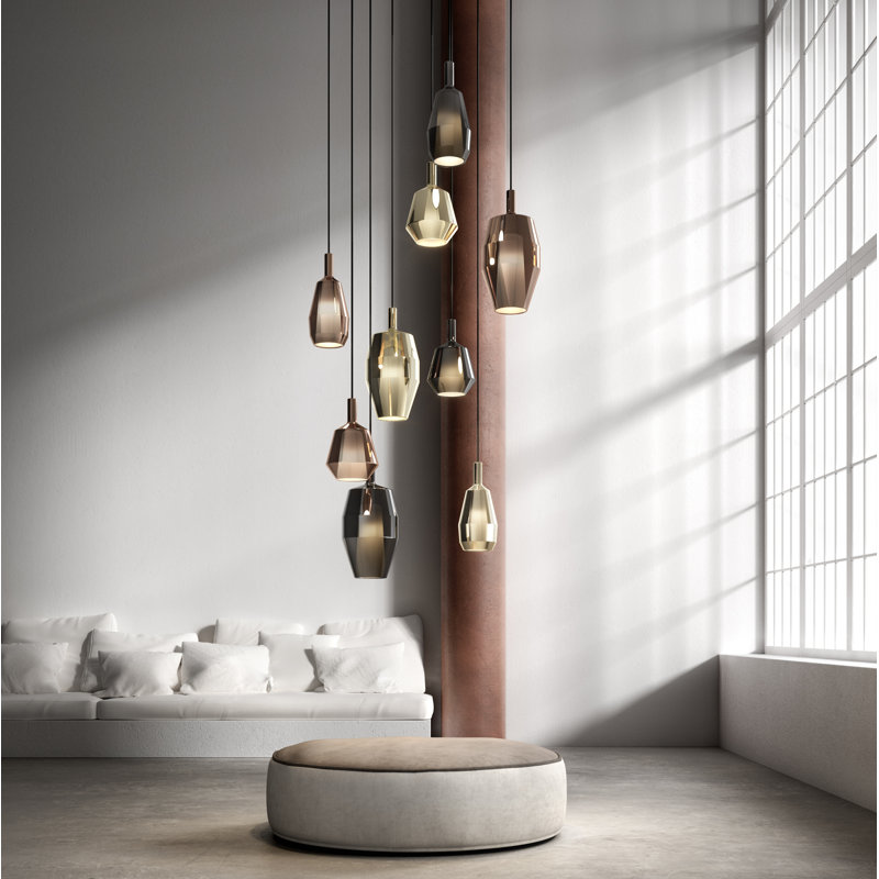 MOM 1 - Light Pendant, Bronze, Black
