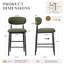 Yes Upholstered Bar Stool with Iron Frame-1039370971