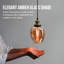 Aidenn 1 - Light Amber Dome Pendant-705902148