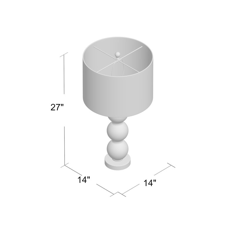 Leaver Glass Table Lamp, Clear/Brass