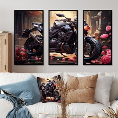 Fastest Bike Harmony - Motorcycle Wall Decor Set