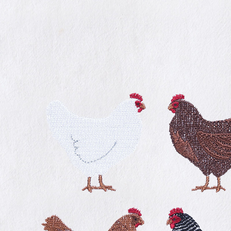 Chicken Breeds Towel