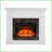 Fireplace Mantel | White, 45.6"W x 11.8"D x 40"H | Fireplace Not Included | MDF-1845997920