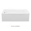 Cameron 2 DoloMatte 60" x 30" Alcove Soaking Solid Surface Bathtub-58468484-20626526
