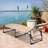 Saenz Outdoor Rust-Resistant Metal Chaise Lounge-1608781484