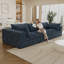 Canapé 118 po en tissu velours côtelé 118 po Cloud-1874919513