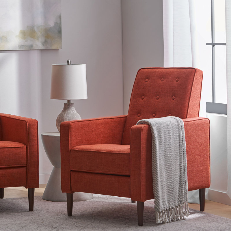 Fauteuil inclinable, Tissu - Orange