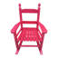 Chaise à bascule rose rouge pour - convient à n'importe quel endroit, à l'intérieur ou à l'extérieur, en bois franc massif, facile à assembler et facile à assembler. Capacité de poids de 110 lb.-189973065