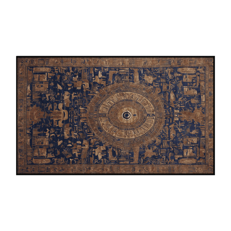 Machine Washable Brown Area Rug, Rectangle 8' x 10'