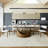 Oval Faux Marble Top Dining Table