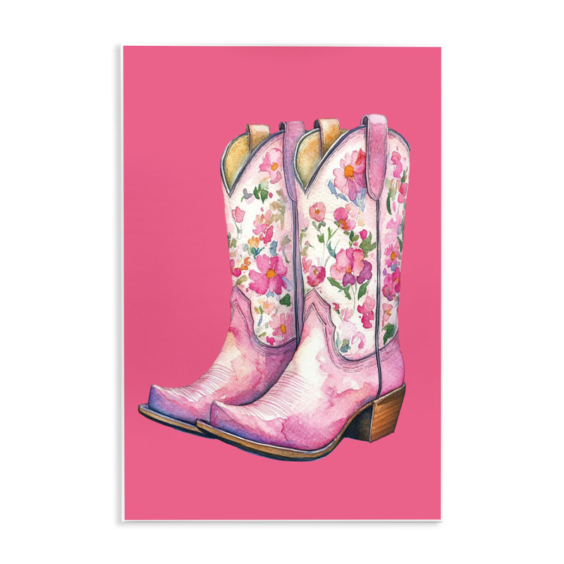«Glam Cowgirl» sur plaque murale rose, design par lettré et doublé, H 19 po x l 13 po