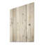 «Gray and White Herbs Minimal Harmony I», art mural en bois sur bois de pin naturel-109660927
