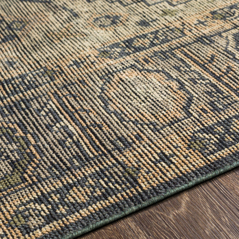 Meja Hand Knotted Wool Oriental Area Rug, Rectangle 9' x 12'