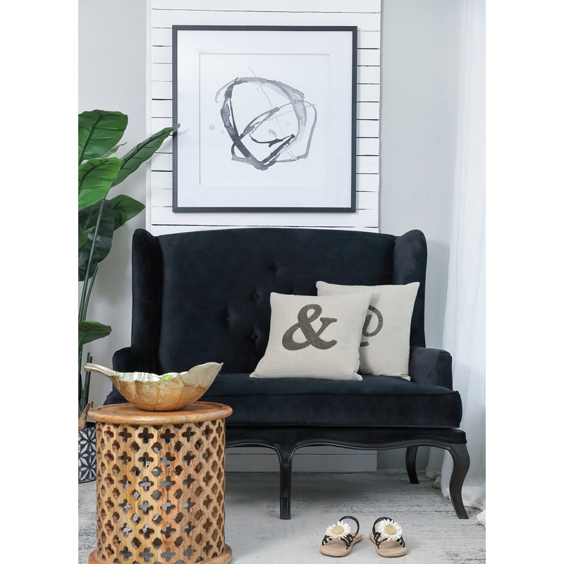 Geometric Cotton Linen Throw Pillow