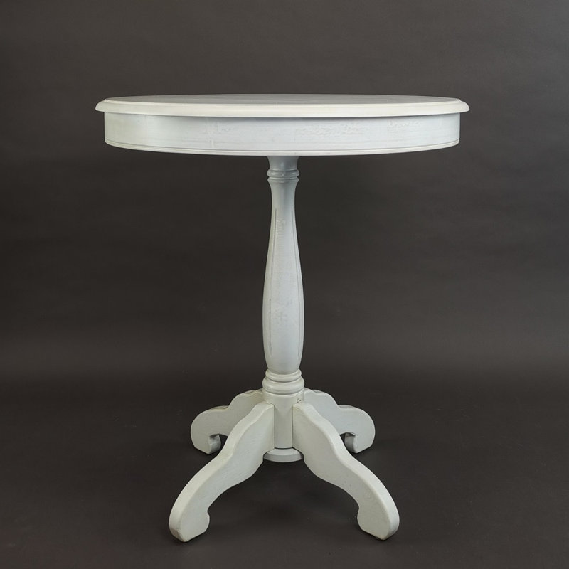 Plimpton Solid Wood End Table, Whitewash